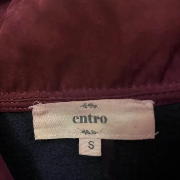 Entro Navy and Aztec Patterned Sweater - Picture 3 of 3